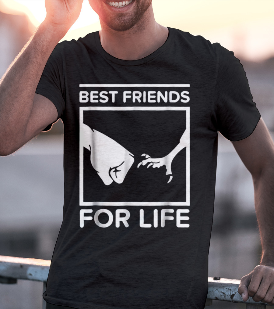 Best Friends For Life Bird Fist Bump T-Shirt