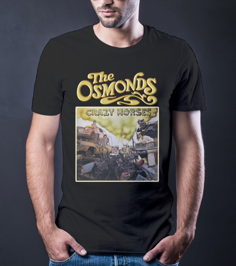 The Osmonds Crazy Horses Album Cover T-Shirt
