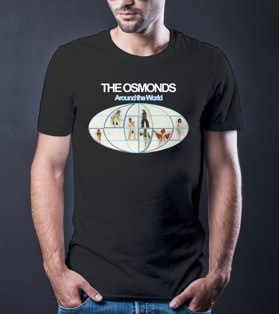THE OSMONDS Around The World Live In Concert Tour T-Shirt