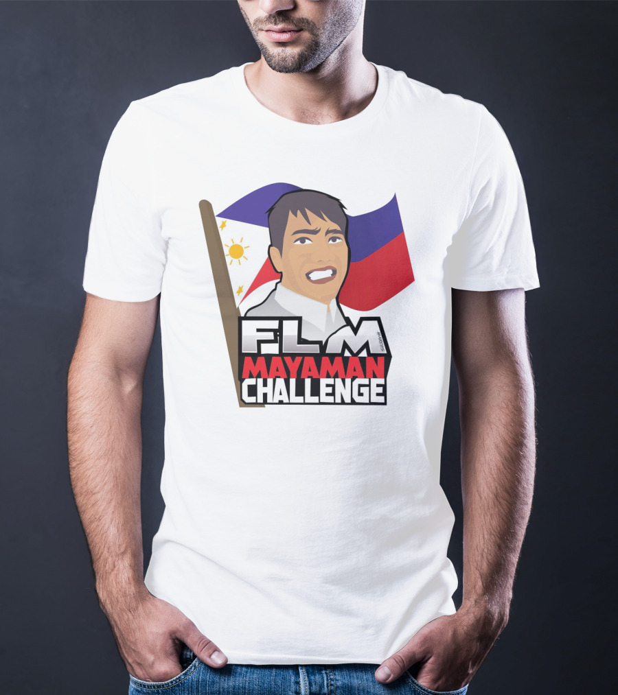 FLM Mayaman Challenge With Philippine Flag T-Shirt