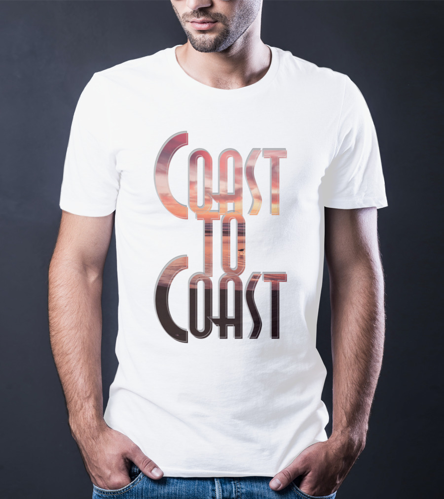 Coast To Coast AM Sunset Reflections T-Shirt