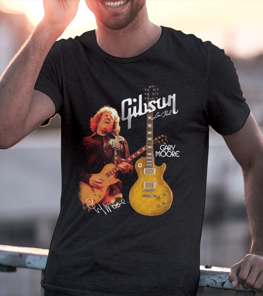 Gary Moore Gibson Les Paul Guitar Signature Series T-Shirt