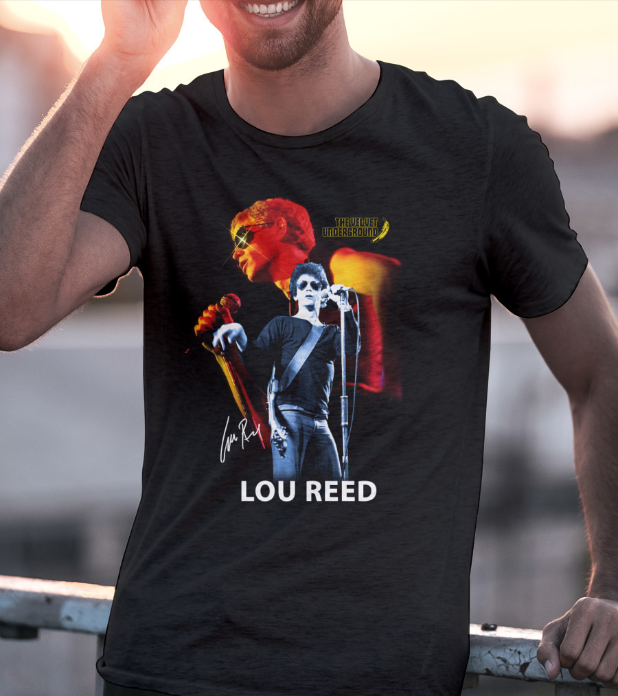 Lou Reed Velvet Underground Iconic Performance T-Shirt