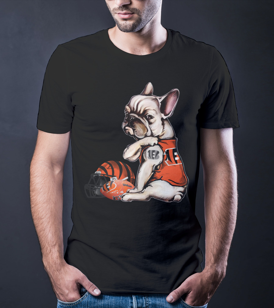 Cincinnati Bengals Pug Helmet Football 18 T-Shirt