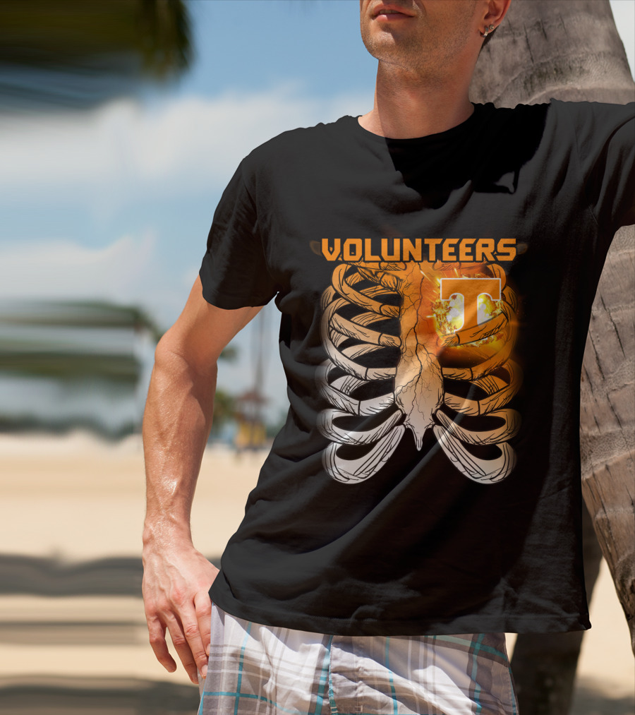 Volunteers Tennessee T Logo Ribcage T-Shirt