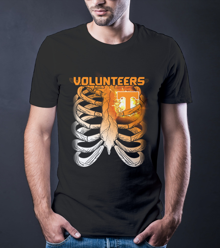 Volunteers Tennessee T Logo Ribcage T-Shirt