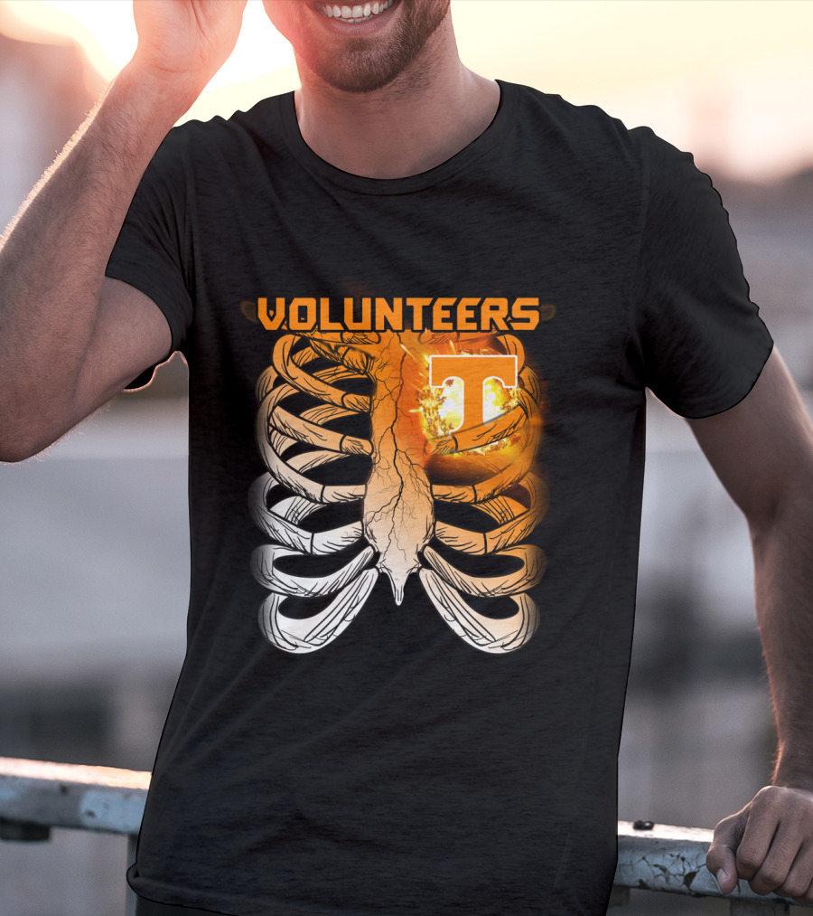 Volunteers Tennessee T Logo Ribcage T-Shirt