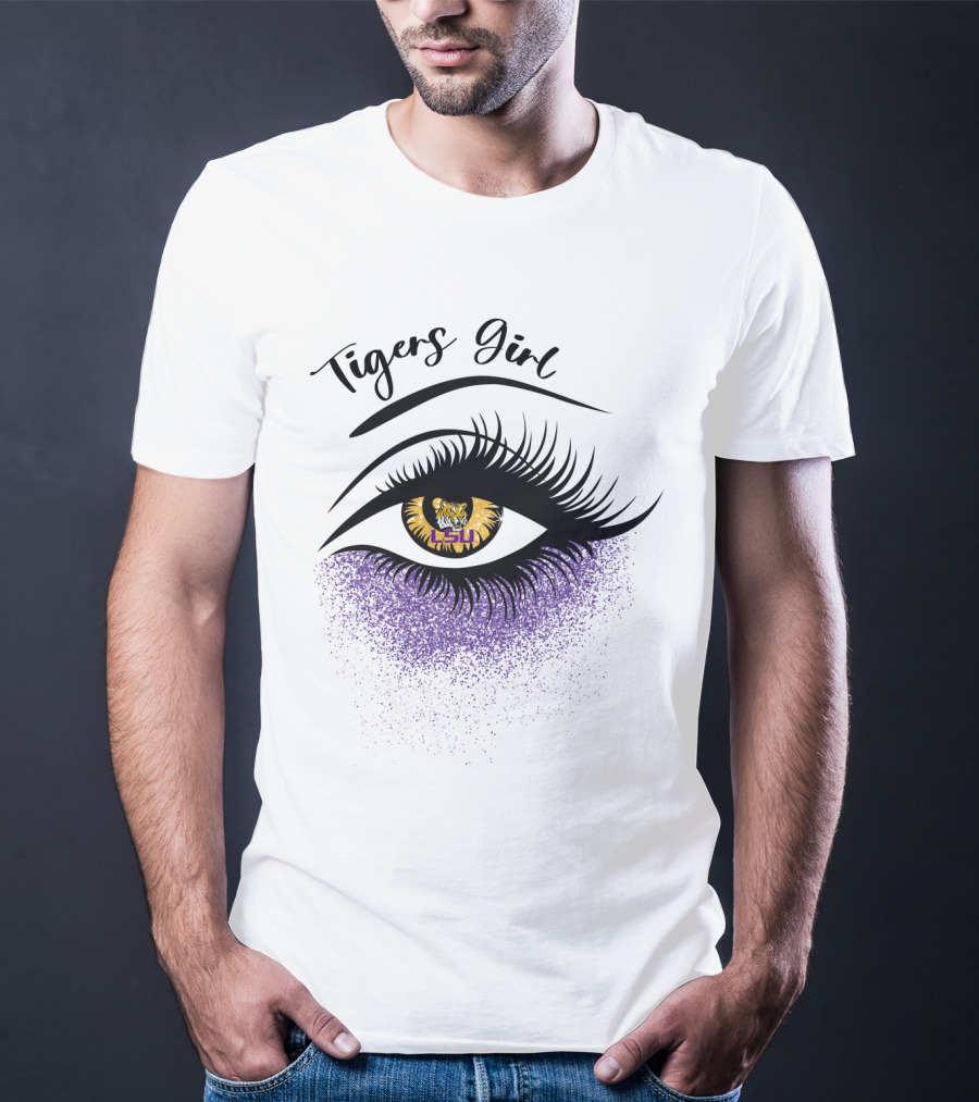 Lsu Tigers Girl Eye T-Shirt
