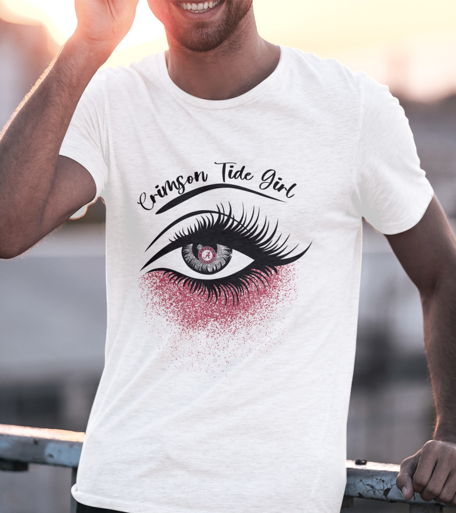Crimson Tide Girl Alabama Crimson Tide Eye T-Shirt