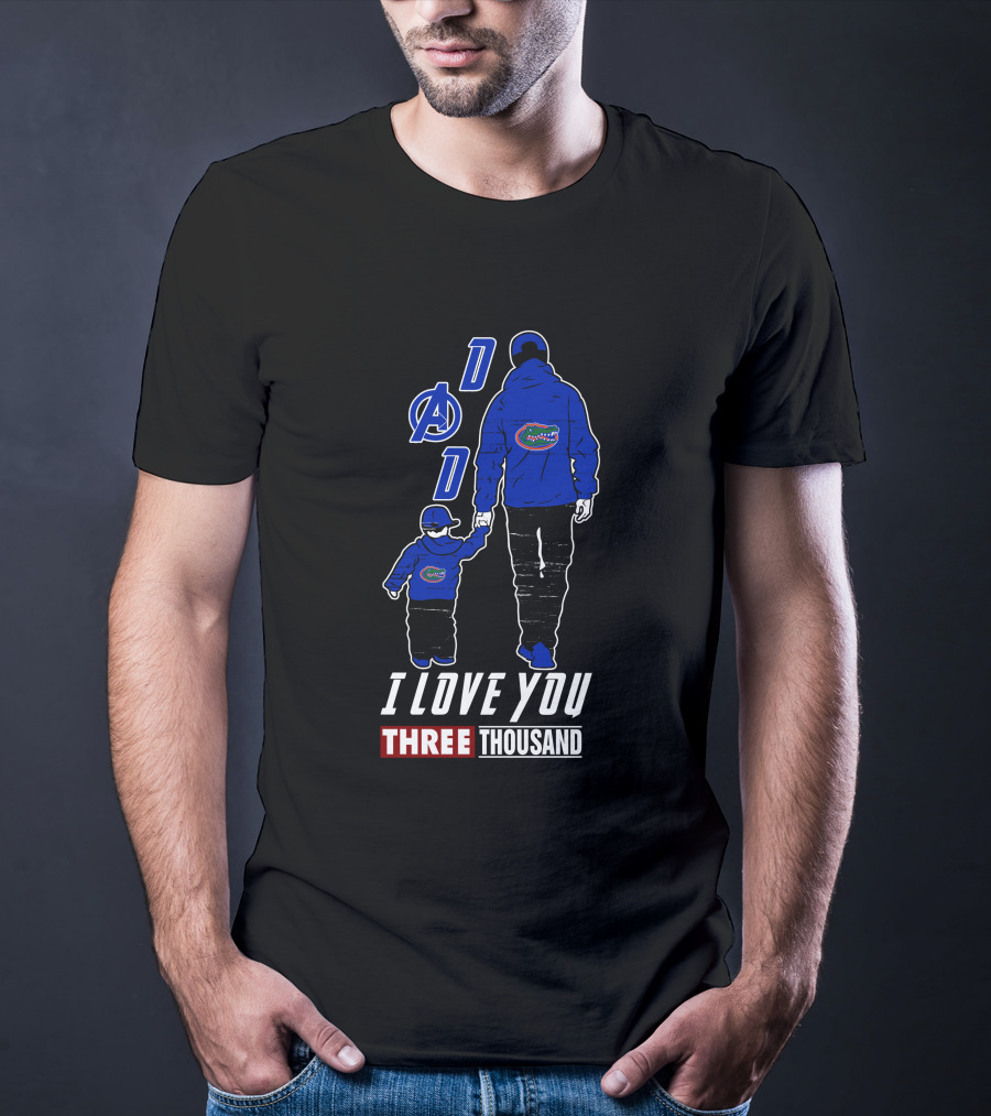 Dad Florida Gators I Love You Three Thousand Boy T-Shirt