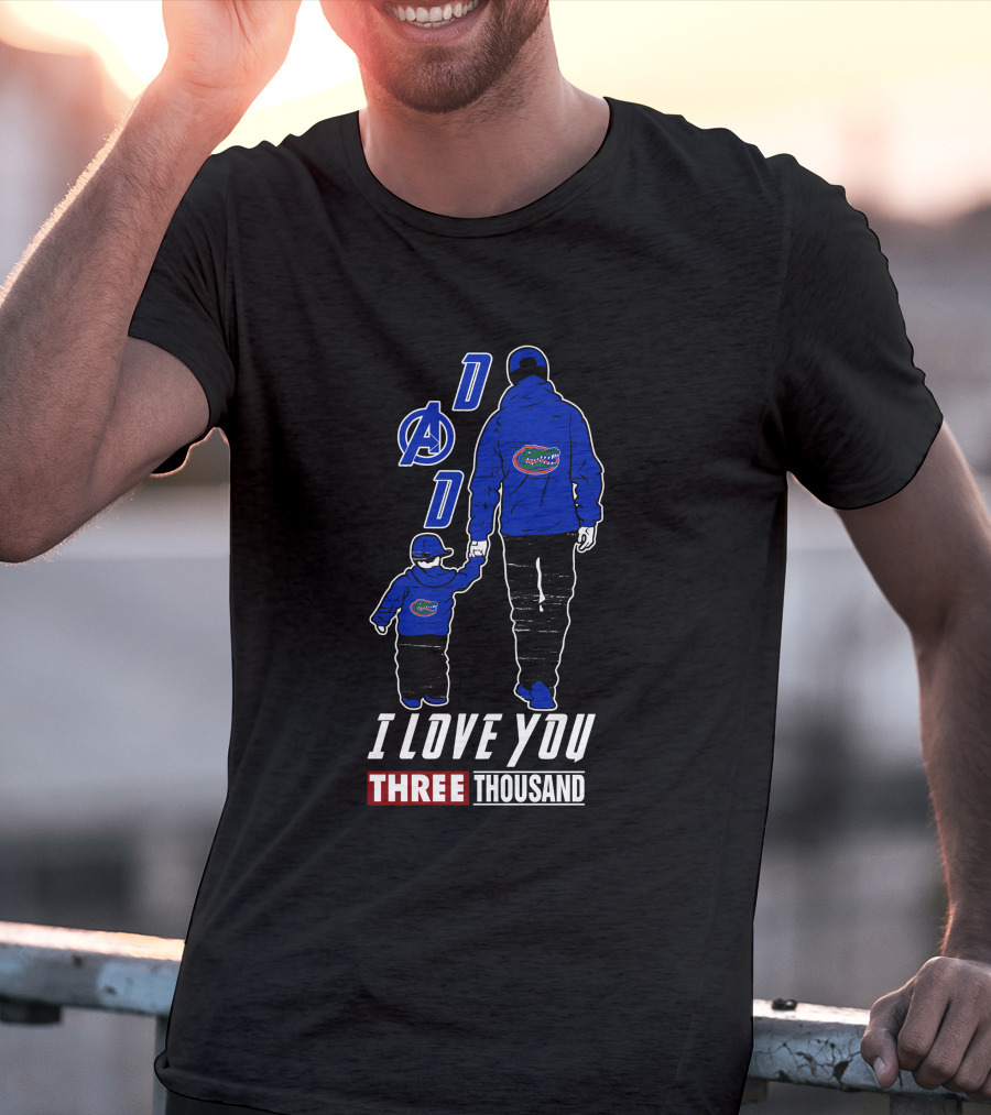 Dad Florida Gators I Love You Three Thousand Boy T-Shirt