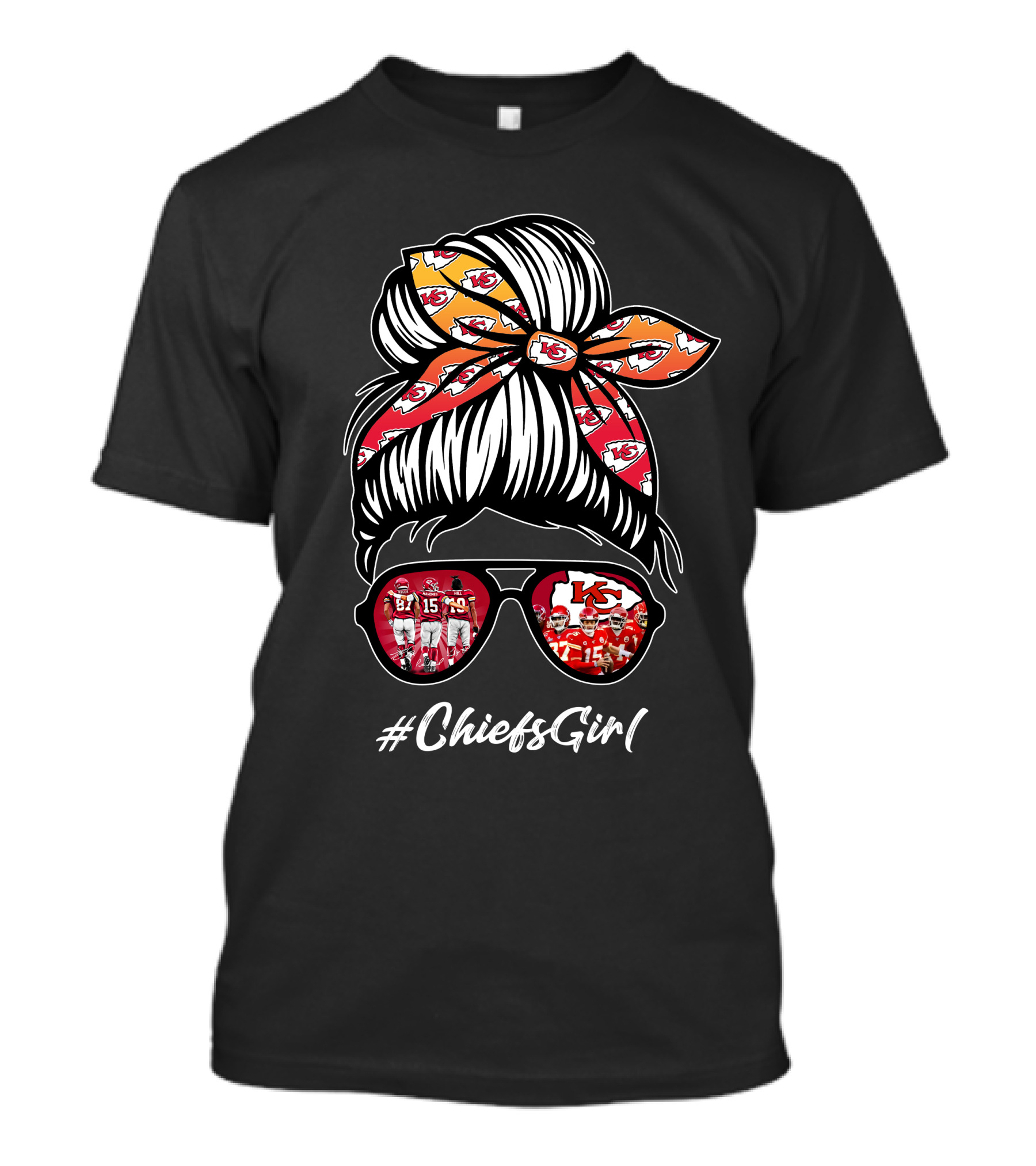 Kansas City Chiefs Football Lover #ChiefsGirl T-Shirt