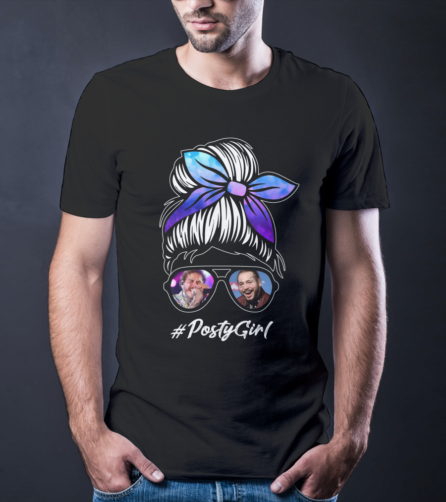 PostyGirl Bow Sunglass Concert T-Shirt