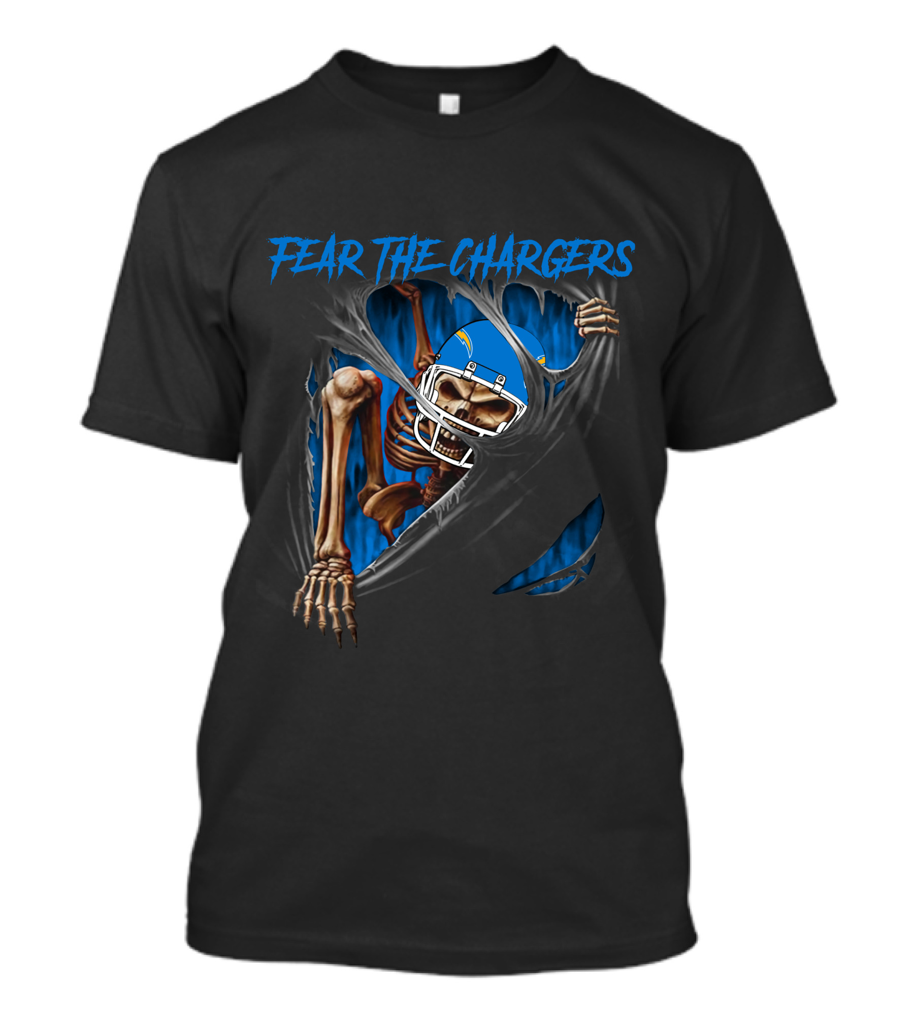 Fear The Chargers Los Angeles Chargers 515NFL L1MTH T-Shirt