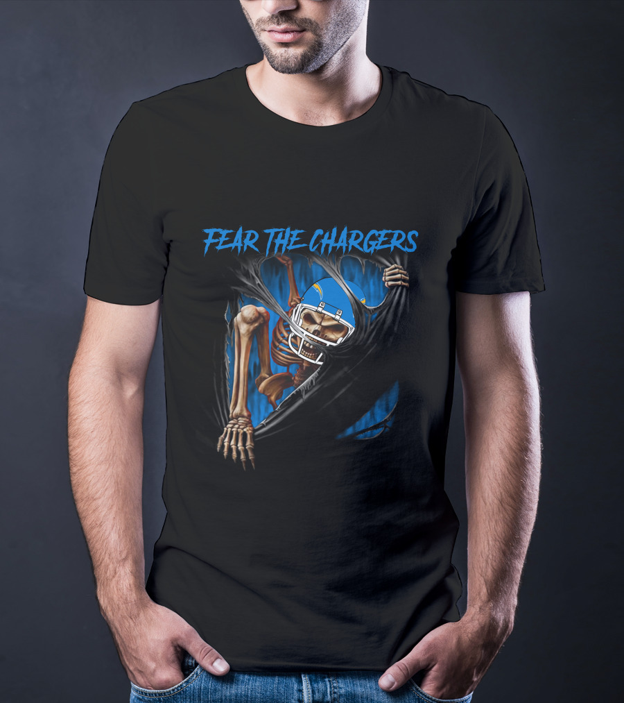 Fear The Chargers Los Angeles Chargers 515NFL L1MTH T-Shirt