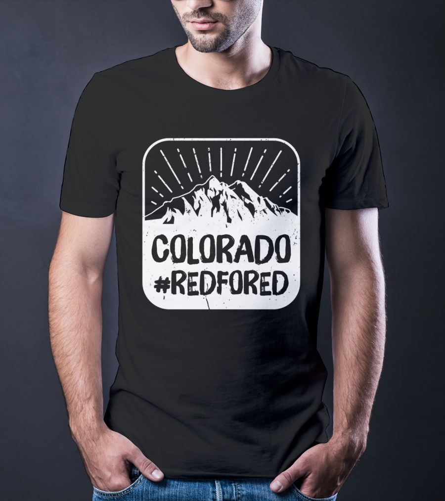 Colorado #RedForEd Teacher Mountain Protest T-Shirt