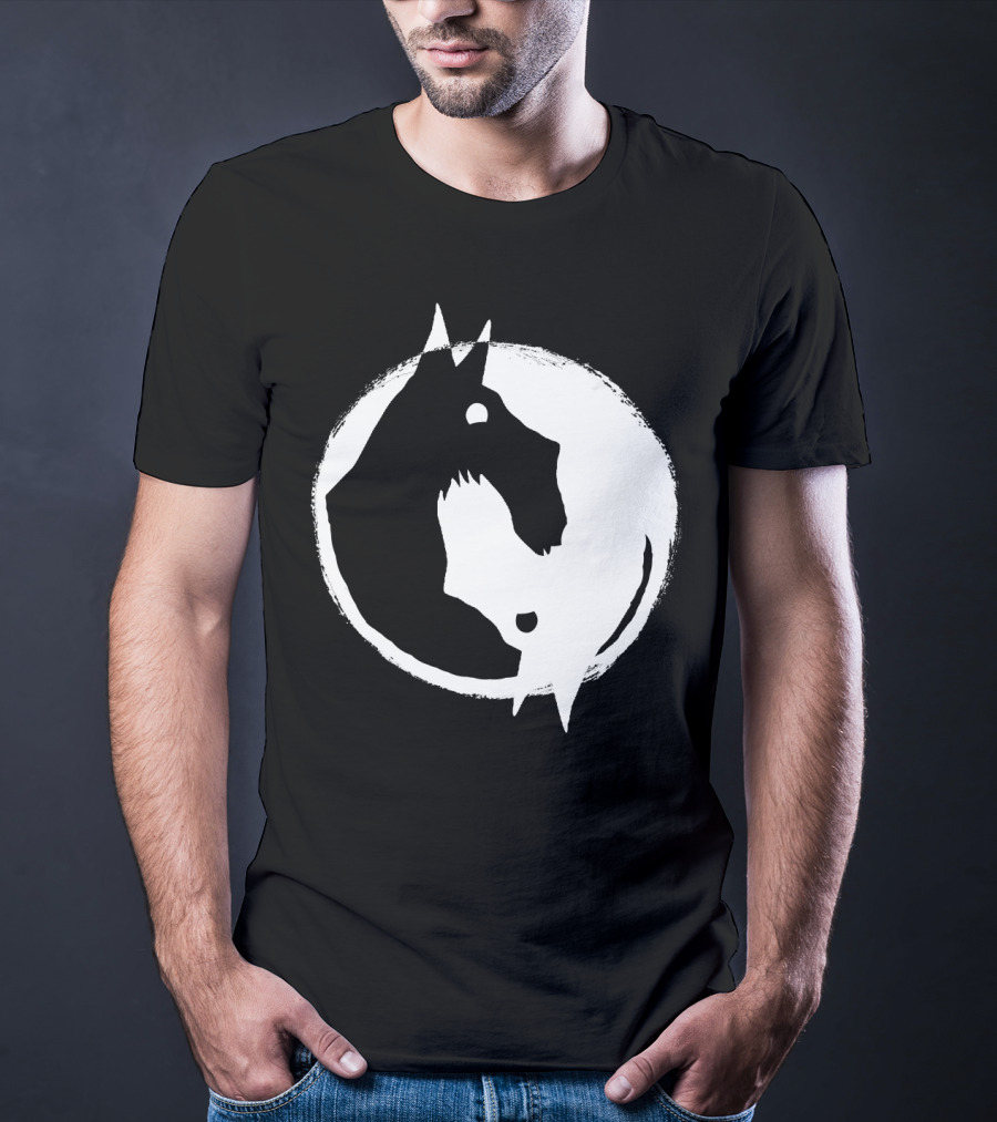 Yin Yang Dog Scottish Terrier T-Shirt