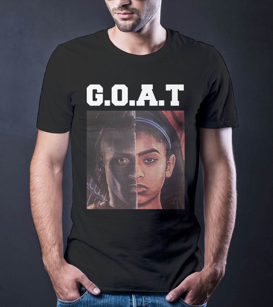 G.O.A.T Kobe Bryant Split Face T-Shirt