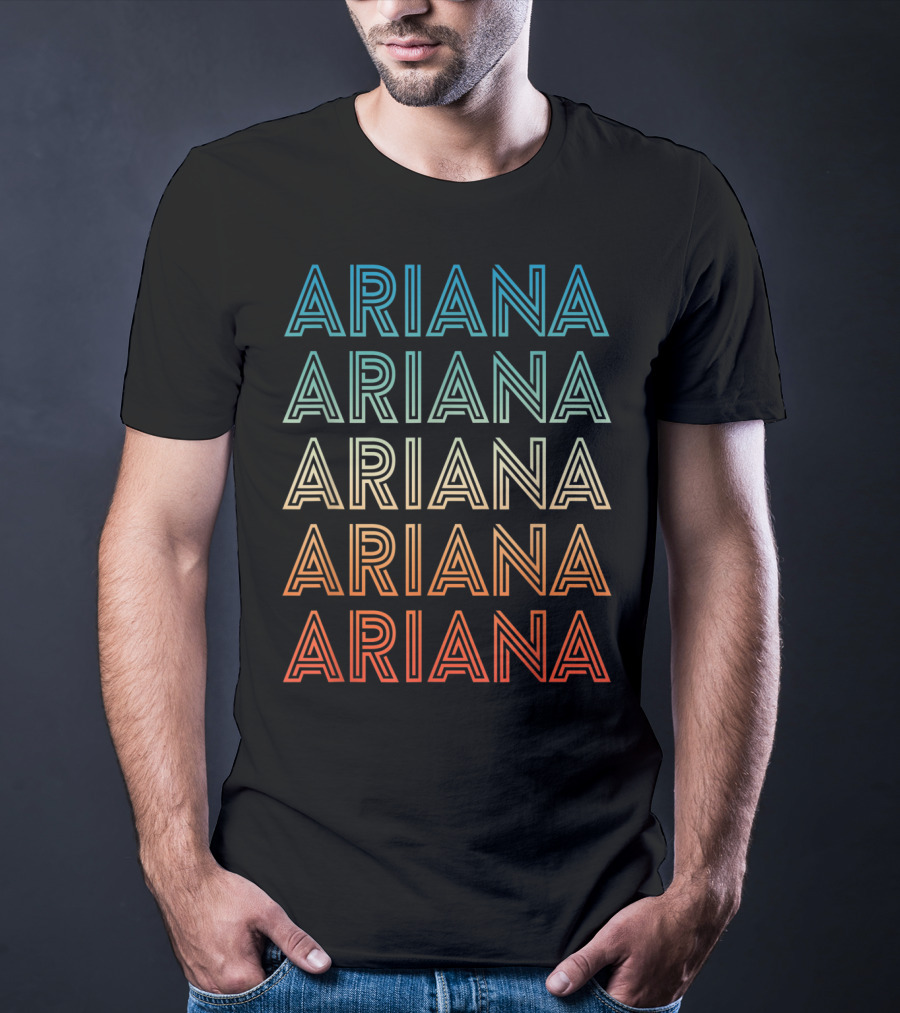 Ariana Multi-Color Gradient T-Shirt