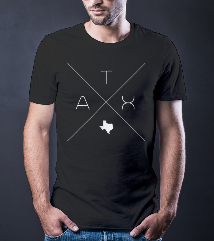 Austin Texas ATX Map T-Shirt