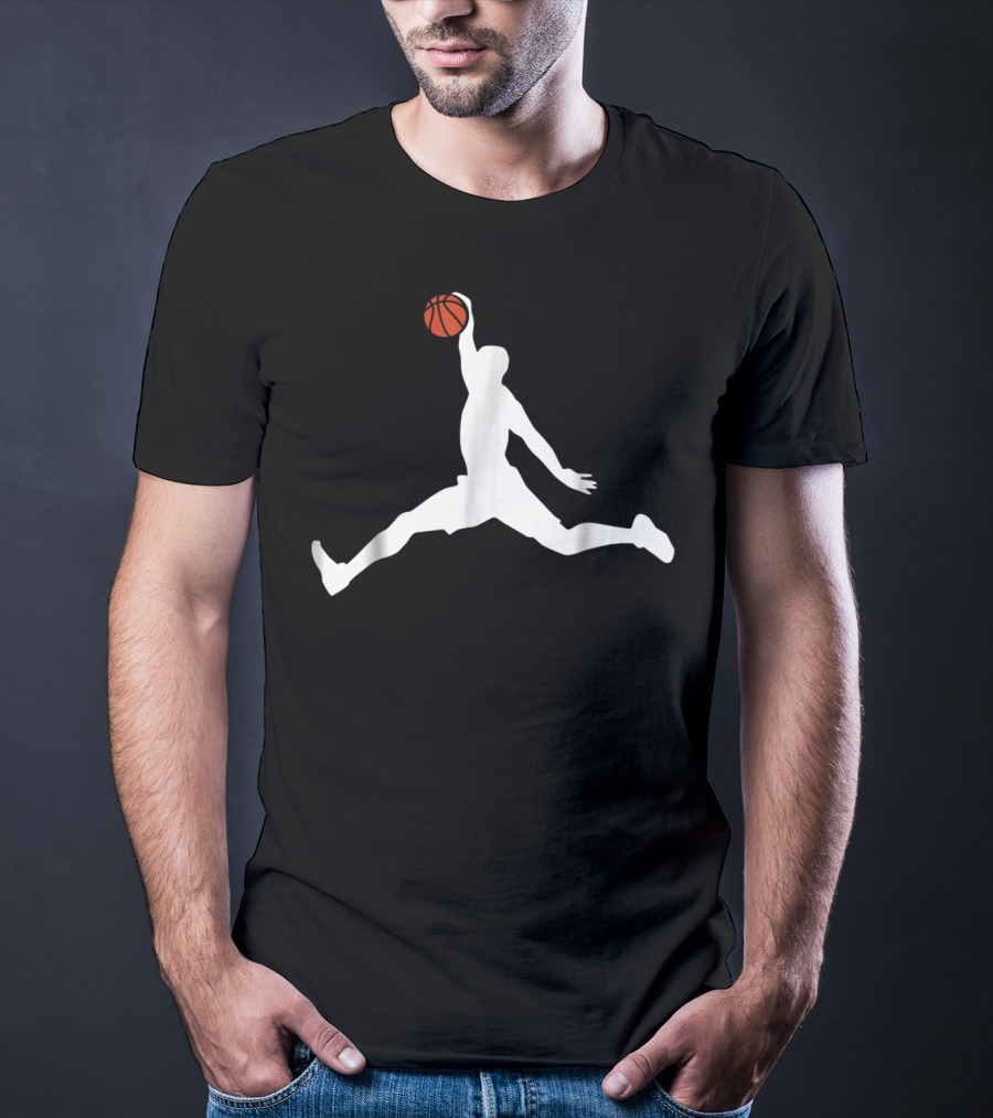 Basketball Player Jump Man Dunk T-Shirt