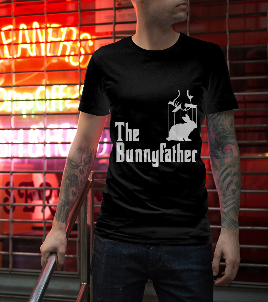 The Bunnyfather Funny Mens Rabbit T-Shirt