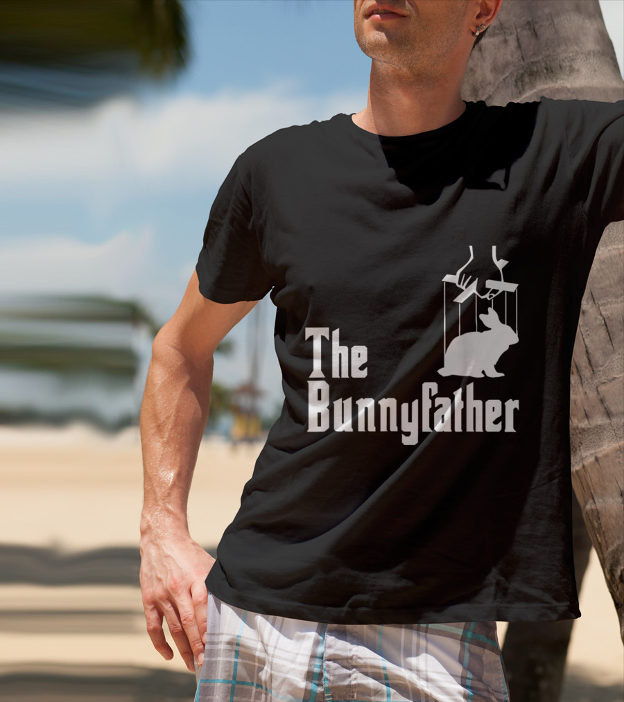 The Bunnyfather Funny Mens Rabbit T-Shirt