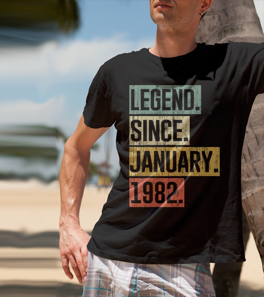 Legend Since January 1982 T-Shirt
