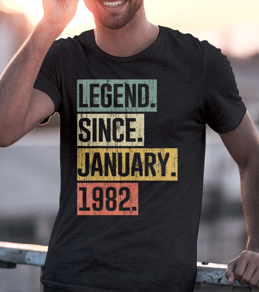Legend Since January 1982 T-Shirt