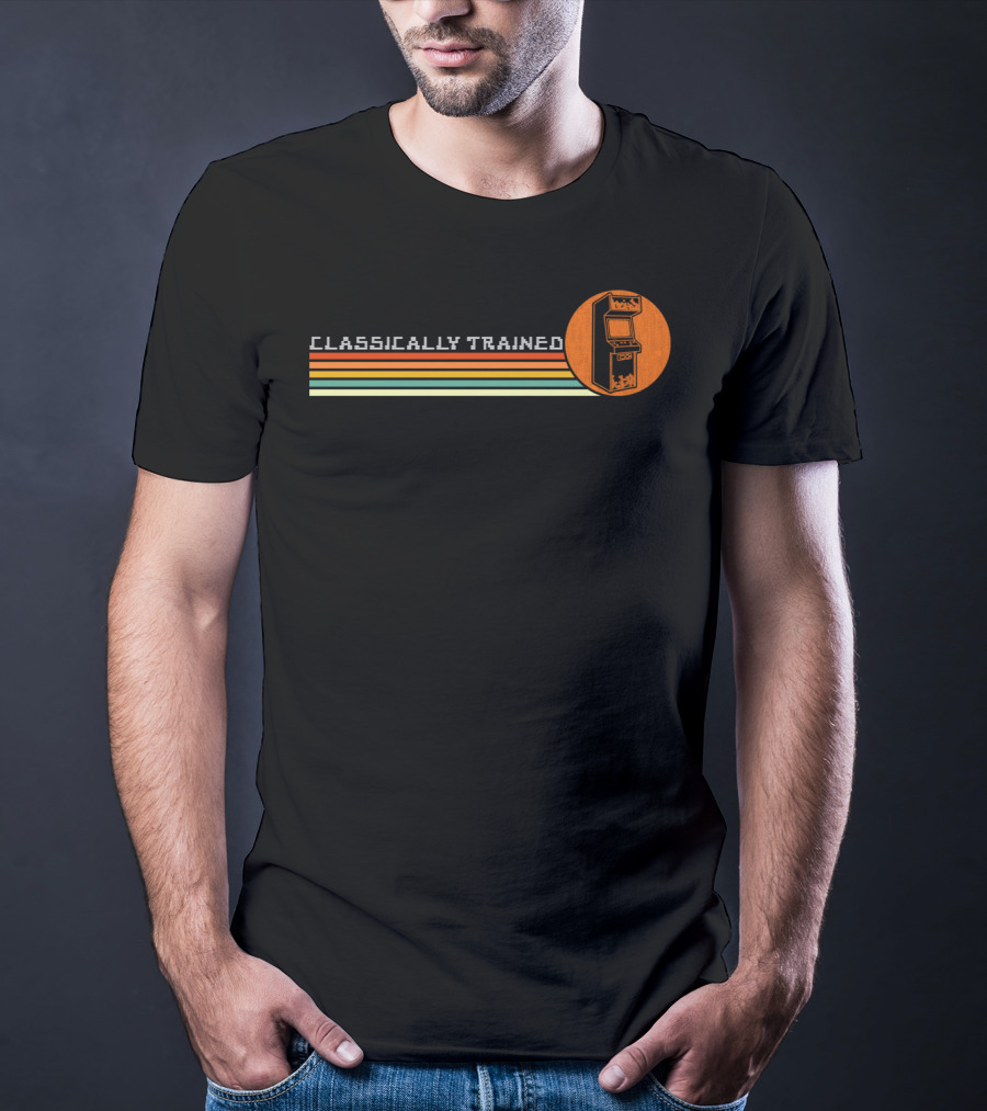 Classically Trained 80s Video Game Vintage Arcade T-Shirt