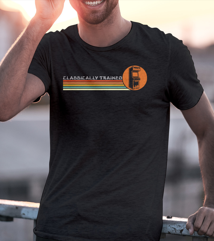 Classically Trained 80s Video Game Vintage Arcade T-Shirt