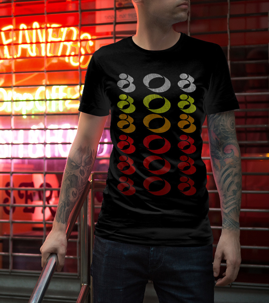 808 Drum Gradient Circles T-Shirt