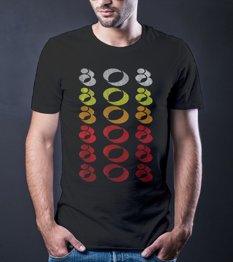 808 Drum Gradient Circles T-Shirt