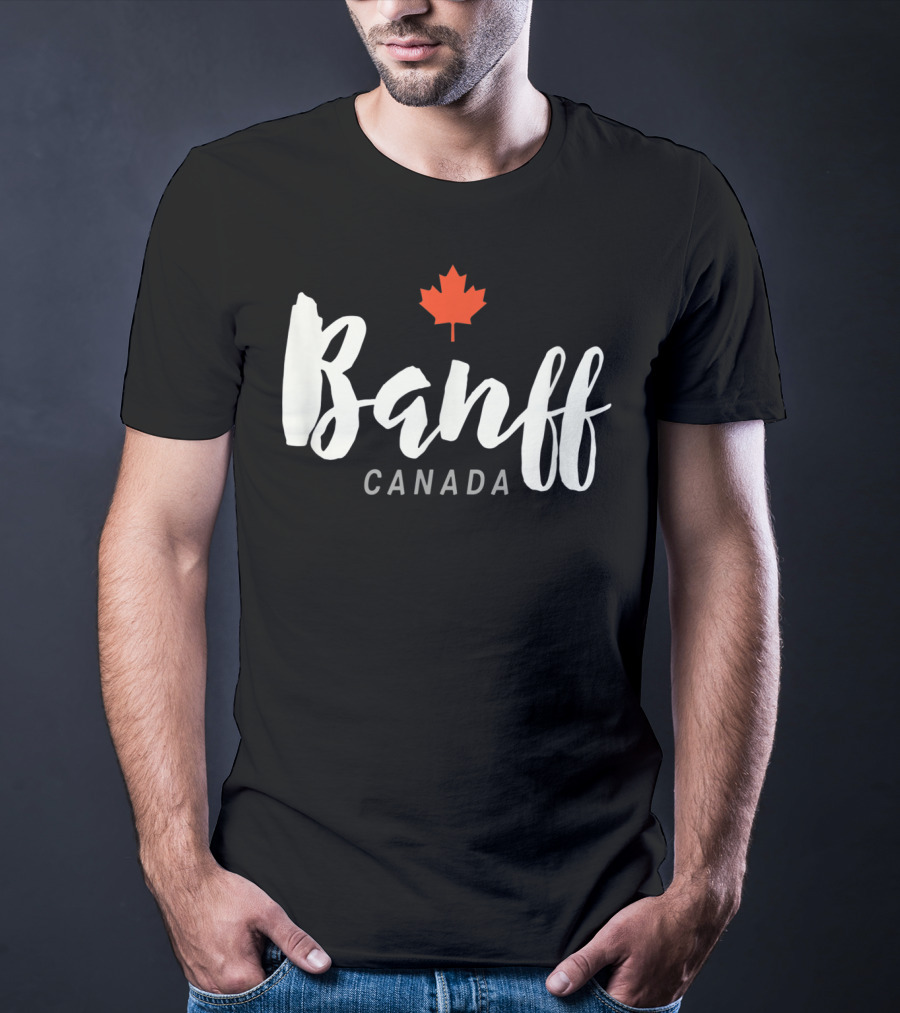 Banff Canada Maple Leaf National Park Classic Alberta T-Shirt