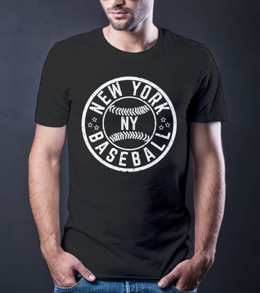 New York NY Hometown City Baseball Arch Pro T-Shirt