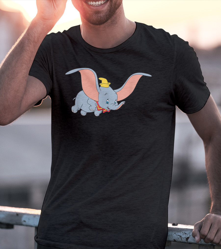 Dumbo Disney Classic Flying Elephant Animation T-Shirt