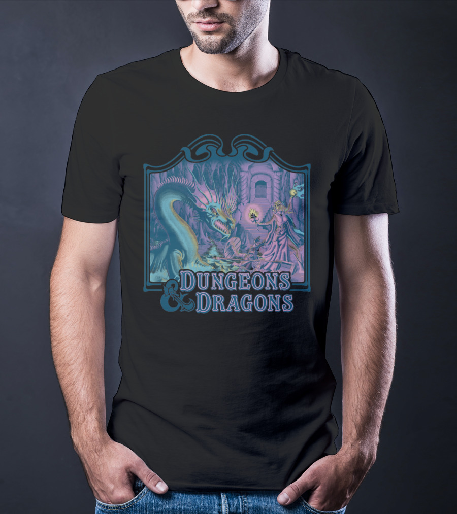 Dungeons Dragons Classic Basic Rule Fantasy Creature Encounter T-Shirt
