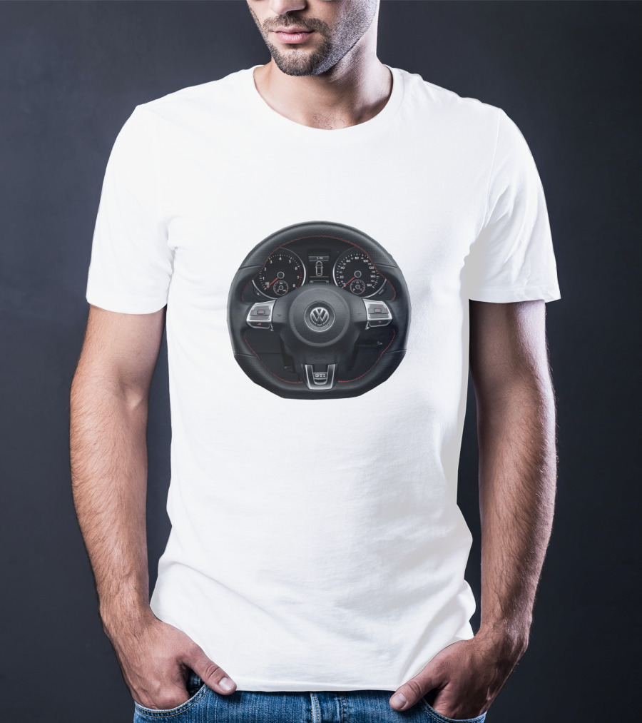 Volkswagen Steering Wheel Dashboard T-Shirt