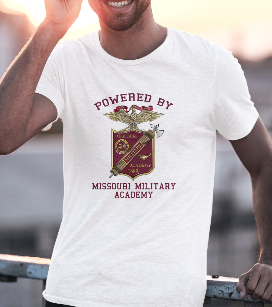 Powered By Missouri Military Academy 1889 T-Shirt