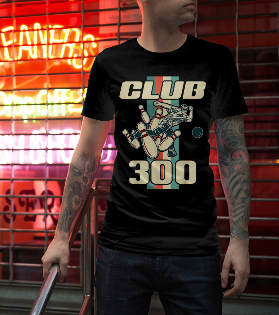Club 300 Bowling Vintage 300 Bowling T-Shirt