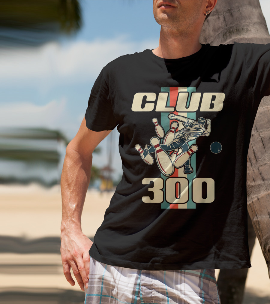 Club 300 Bowling Vintage 300 Bowling T-Shirt