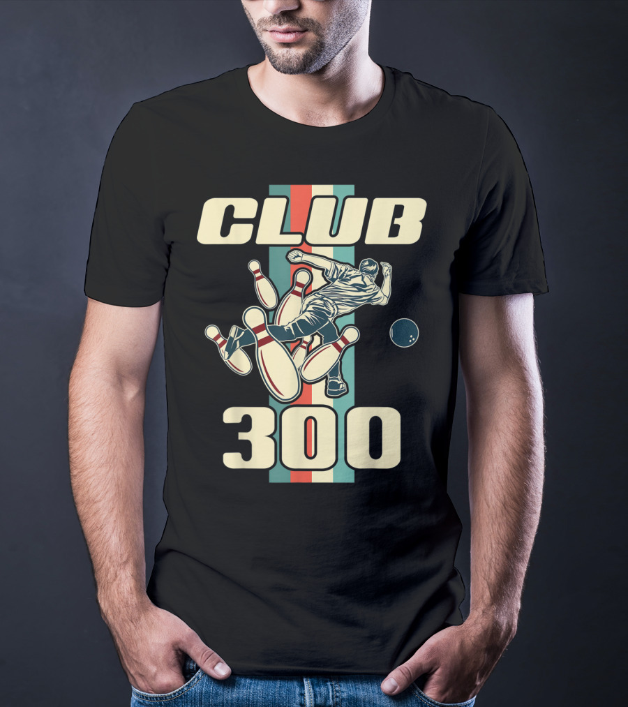 Club 300 Bowling Vintage 300 Bowling T-Shirt