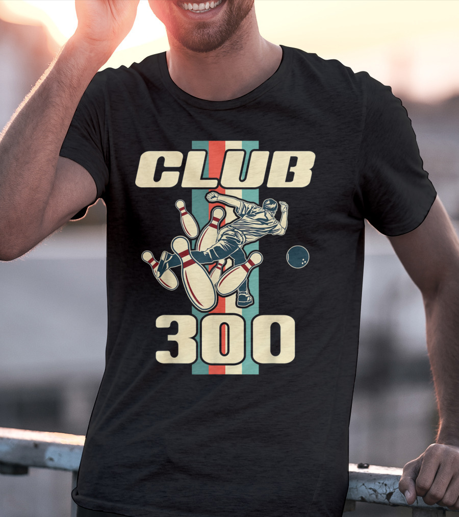 Club 300 Bowling Vintage 300 Bowling T-Shirt