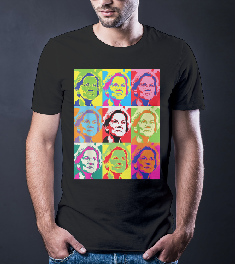 Elizabeth Warren Pop Art Superstar T-Shirt