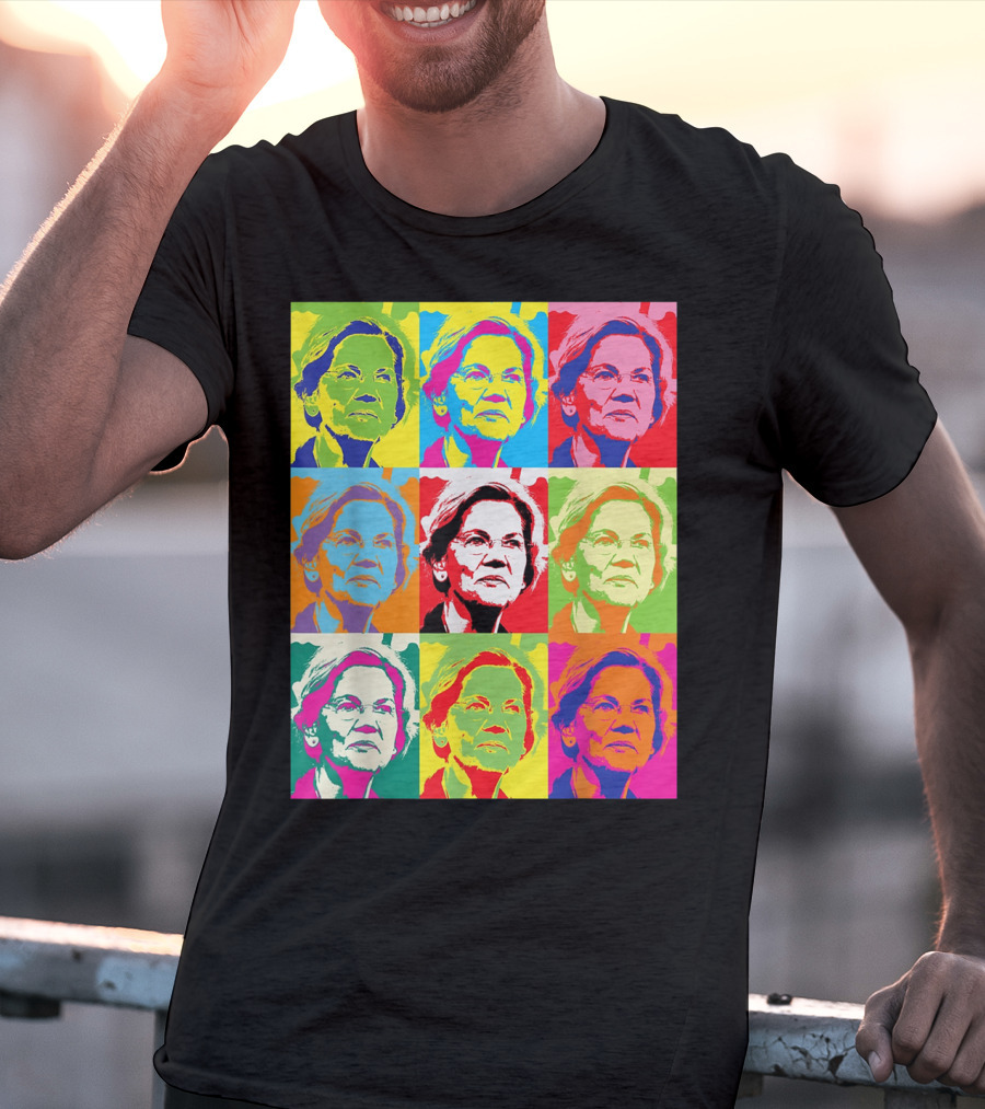 Elizabeth Warren Pop Art Superstar T-Shirt