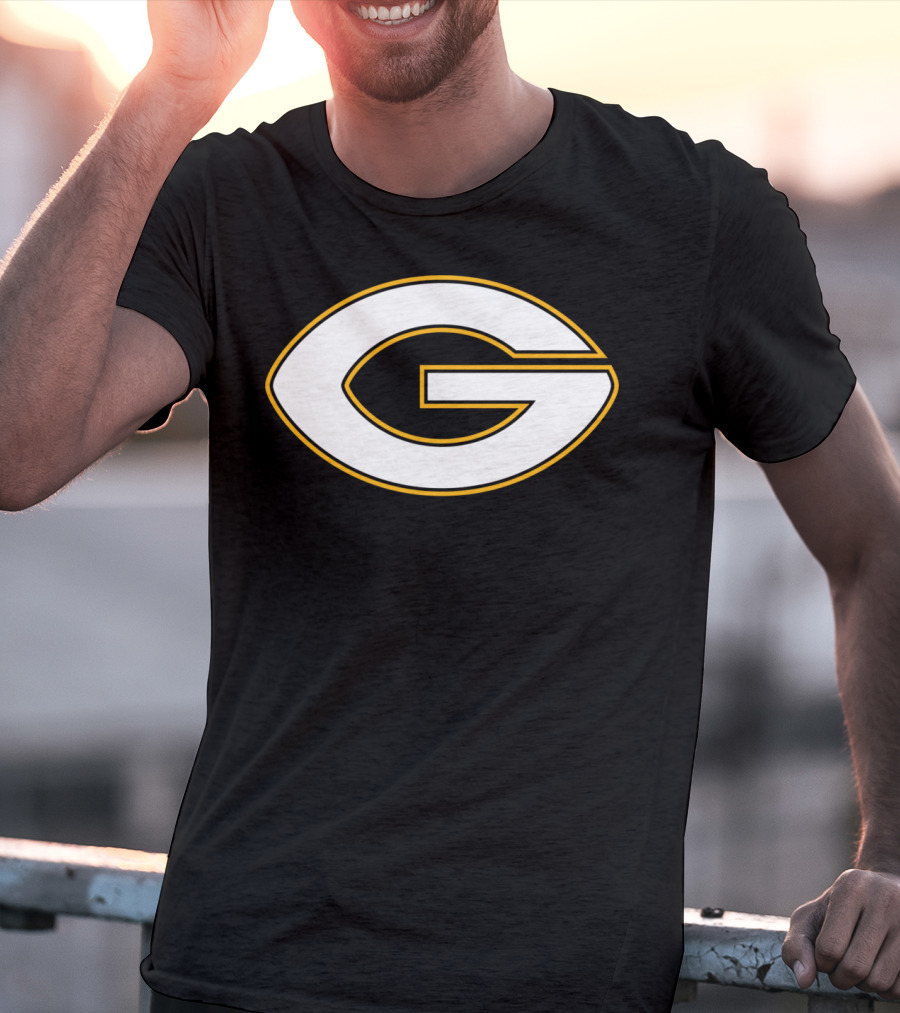 Green Bay Packers Football Oval G T-Shirt
