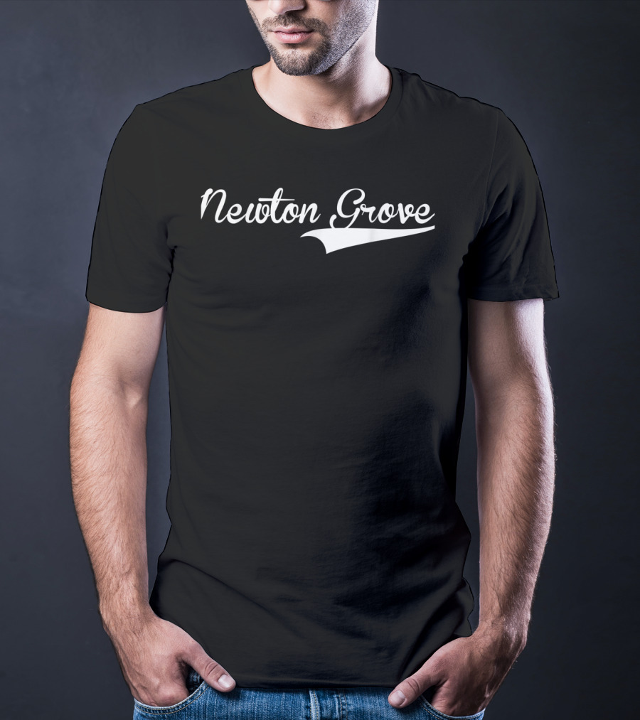 Newton Grove Baseball Vintage Typography T-Shirt