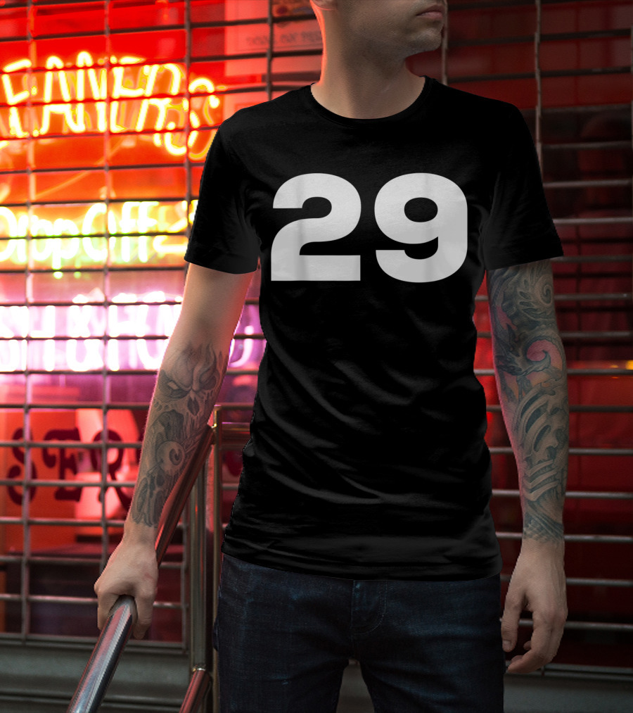29 Number Jersey Style Sport Team Group Fan T-Shirt