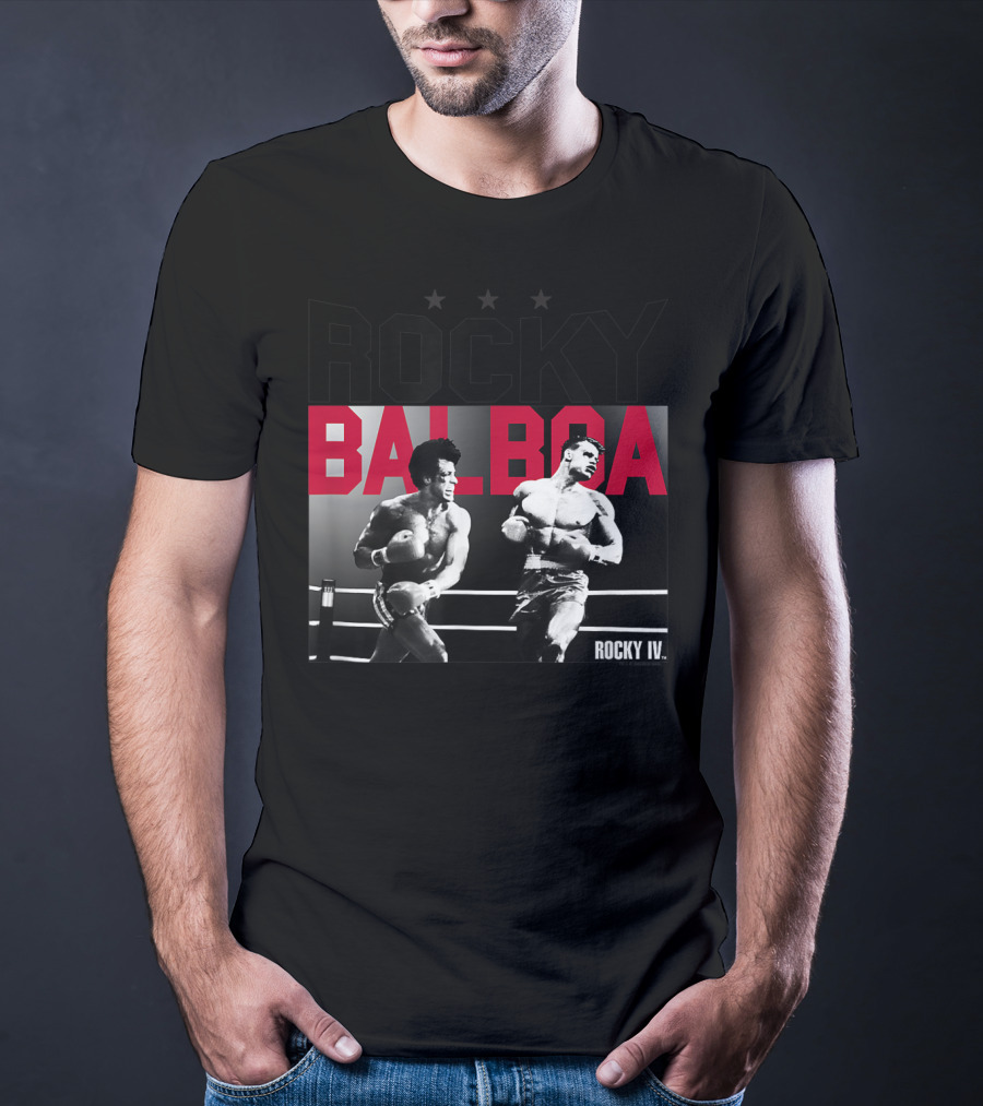 Rocky Balboa Rocky IV Classic Look Boxing Match 30181 T-Shirt