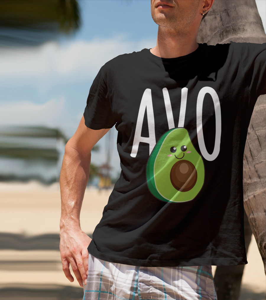 Avo Avocado Cute Vegan Couples Loves Matching T-Shirt